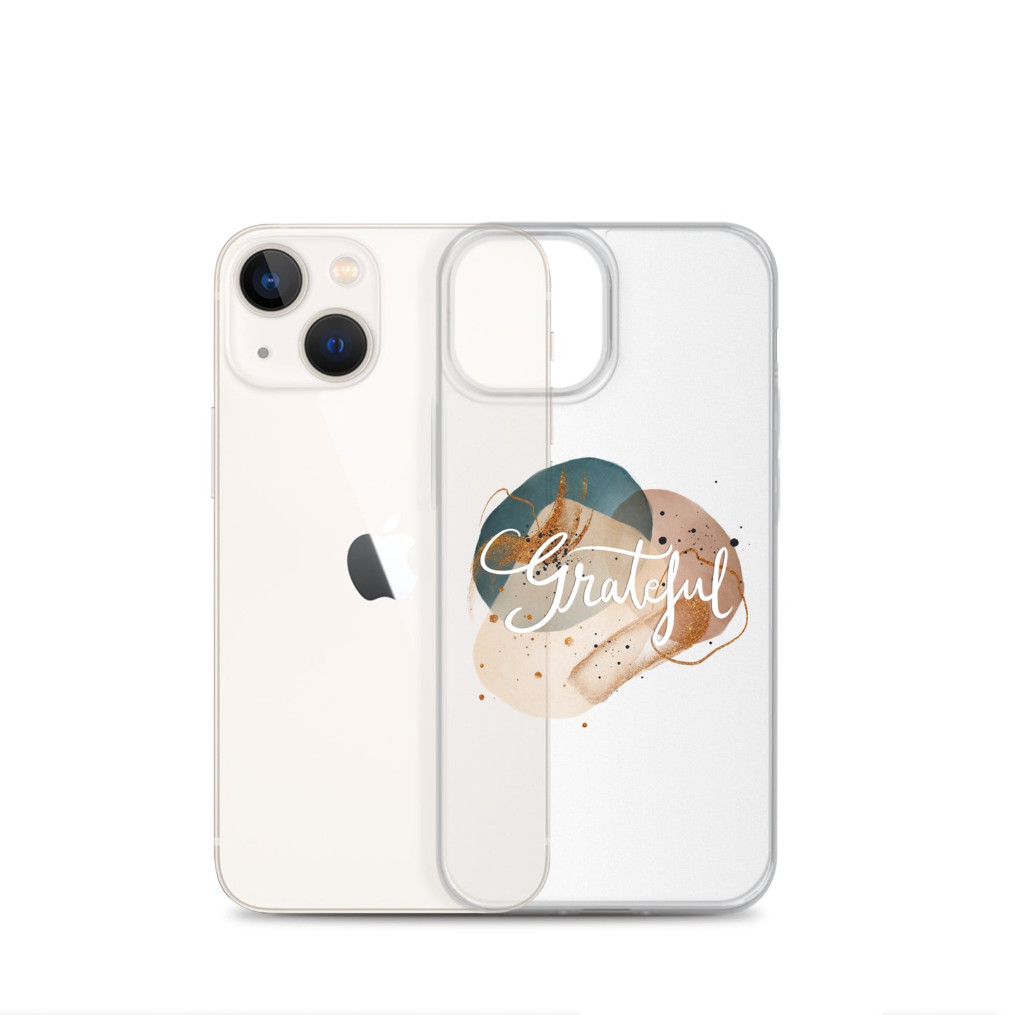 Clear Case for iPhone® "Grateful"