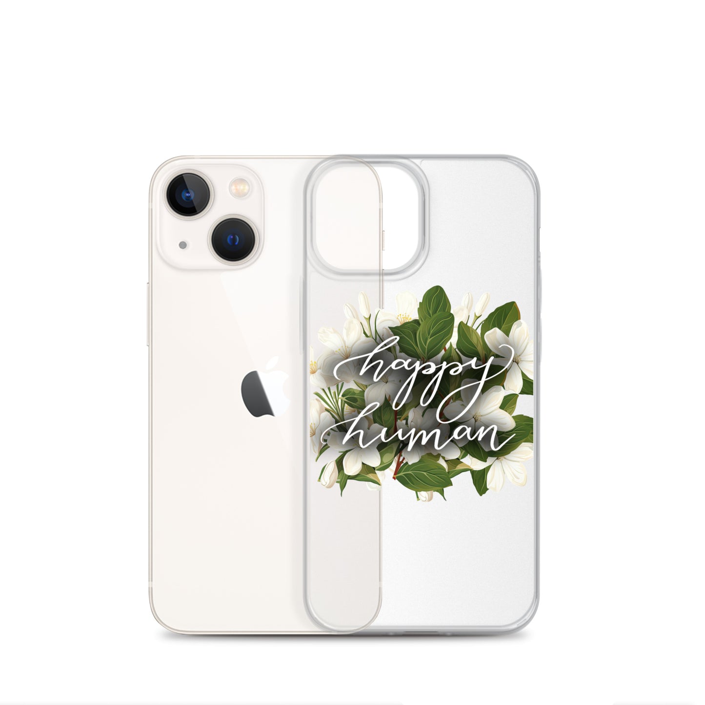 Clear Case for iPhone® "happy human"