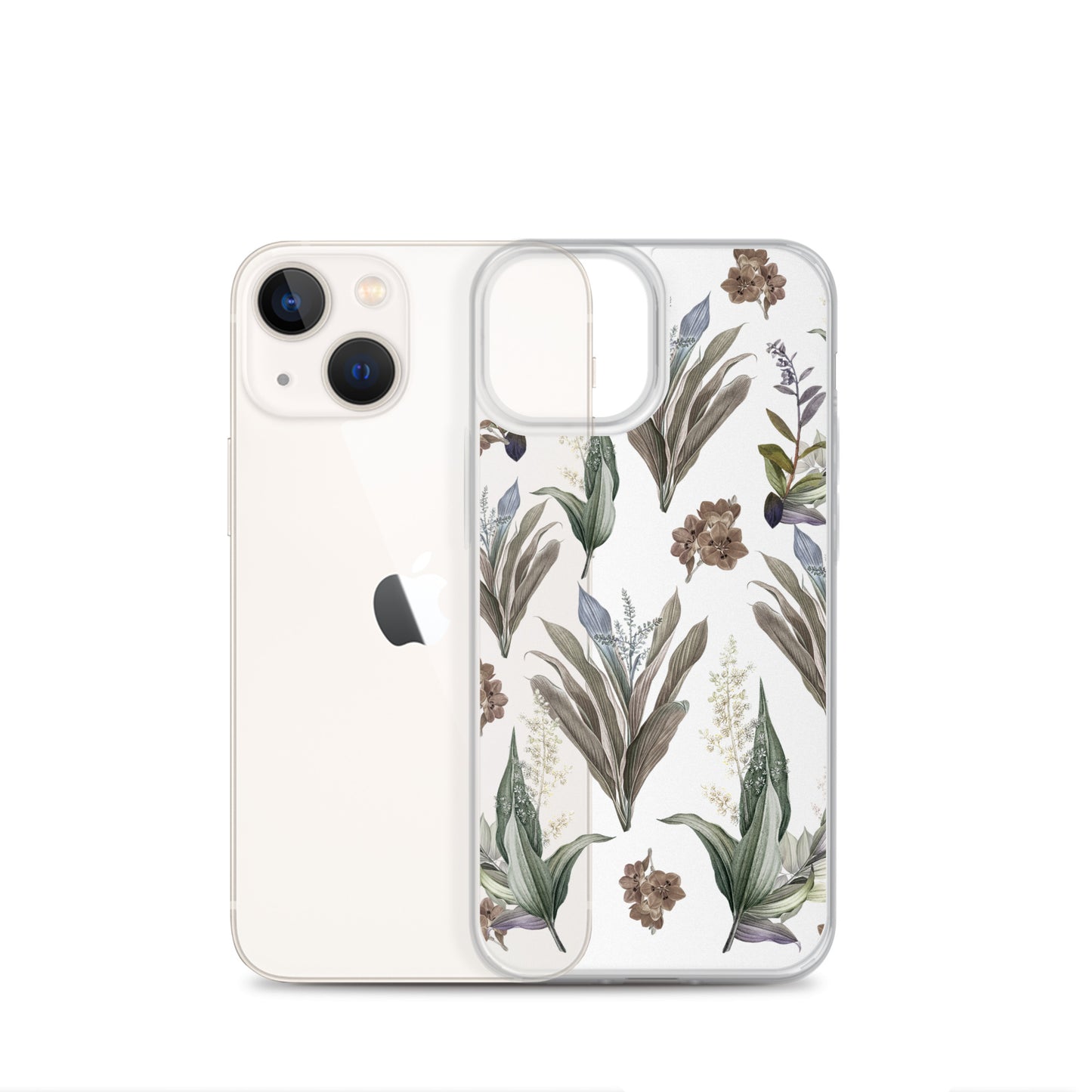 Clear Case for iPhone® "Les fleurs"