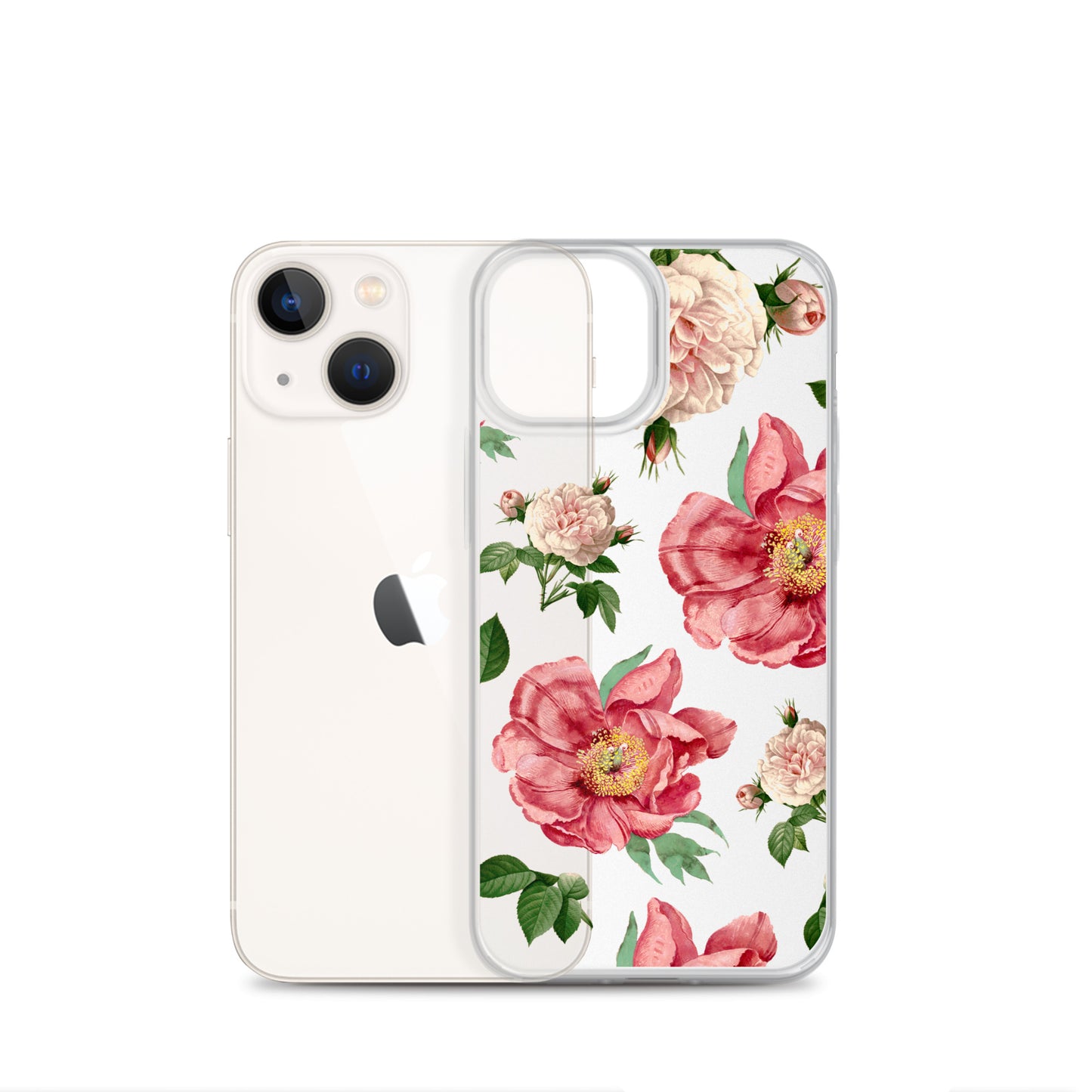 Clear Case for iPhone® "Rose"