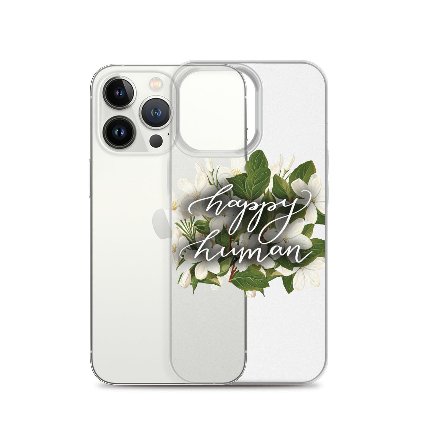 Clear Case for iPhone® "happy human"