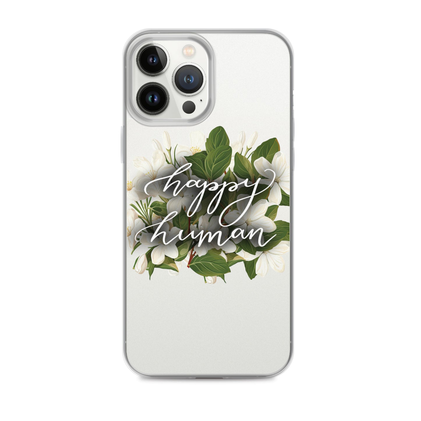 Clear Case for iPhone® "happy human"