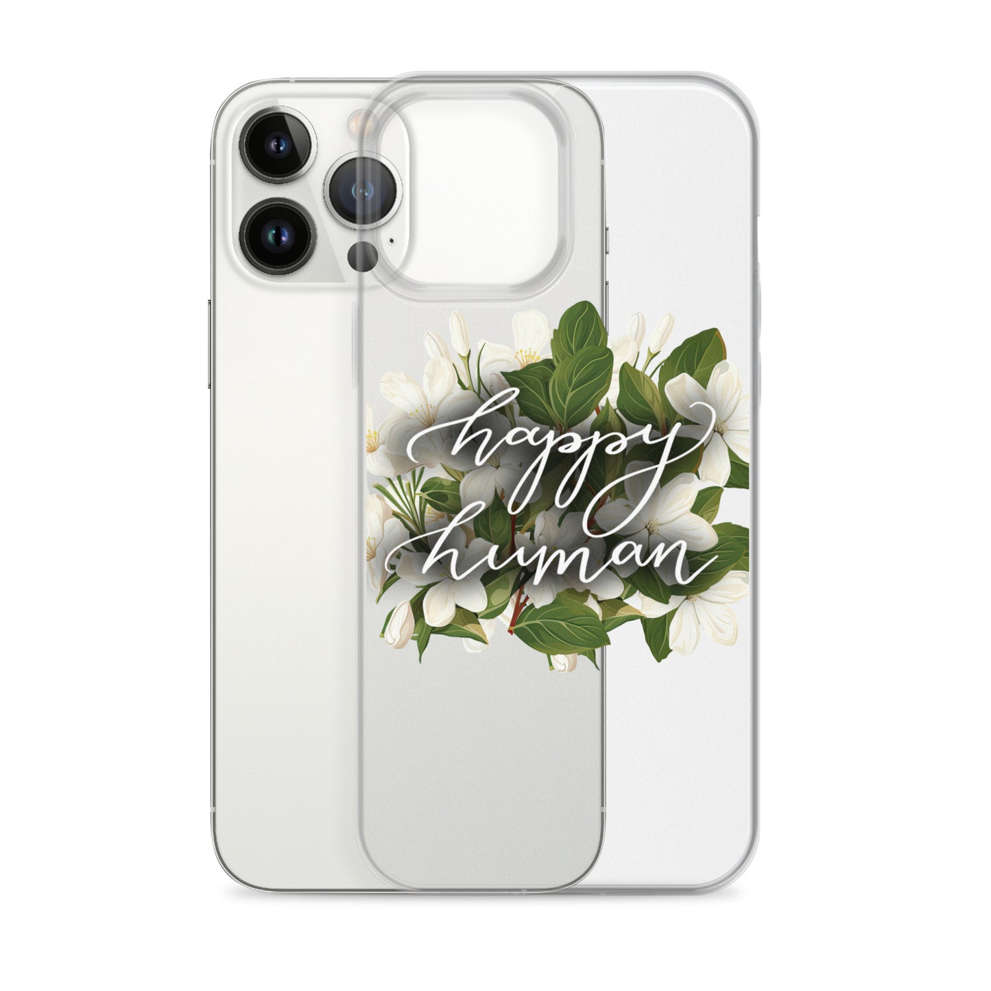 Clear Case for iPhone® "happy human"