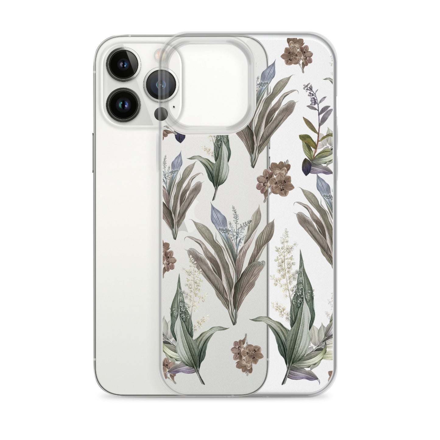 Clear Case for iPhone® "Les fleurs"