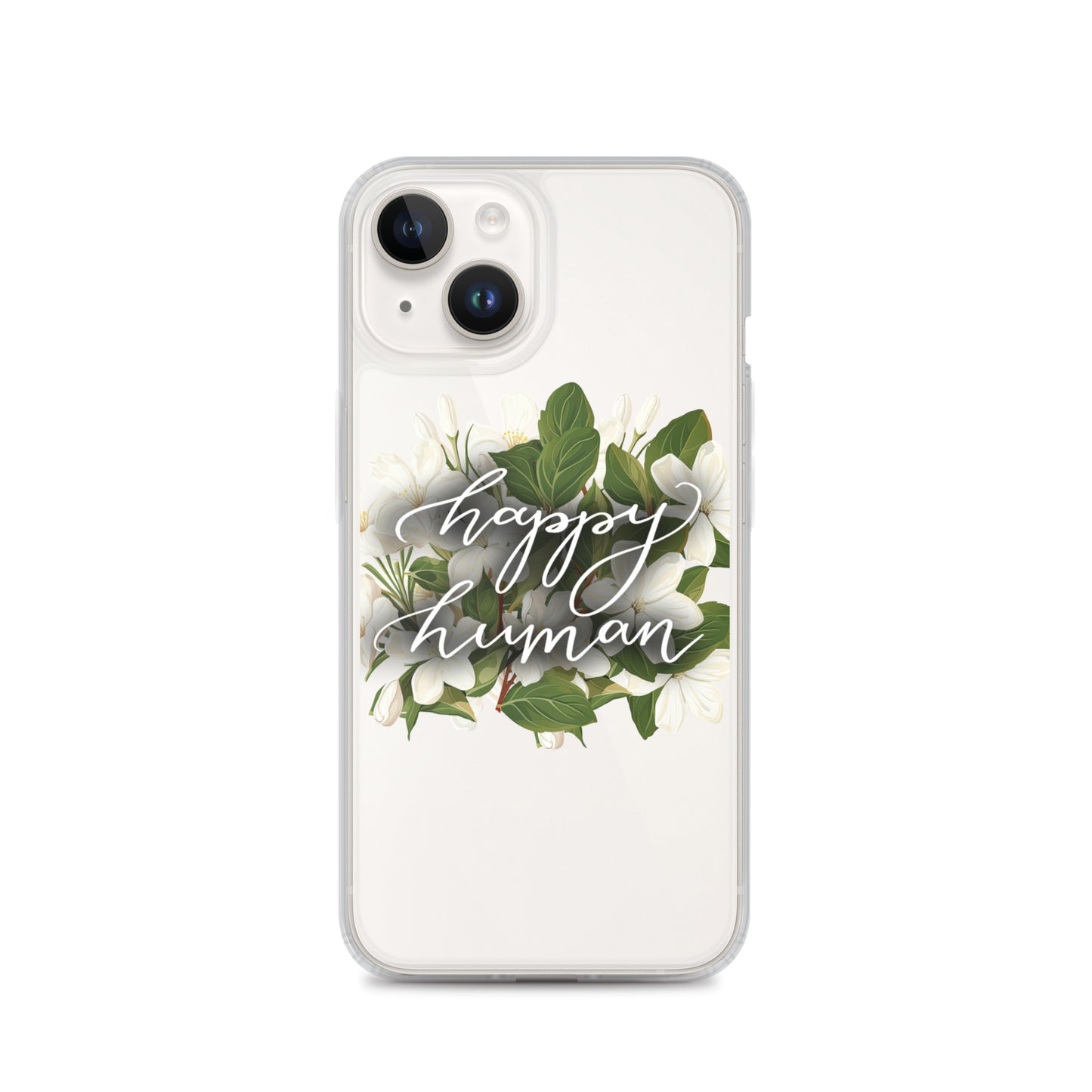 Clear Case for iPhone® "happy human"