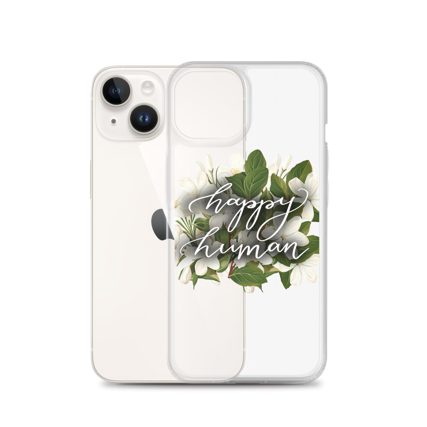 Clear Case for iPhone® "happy human"