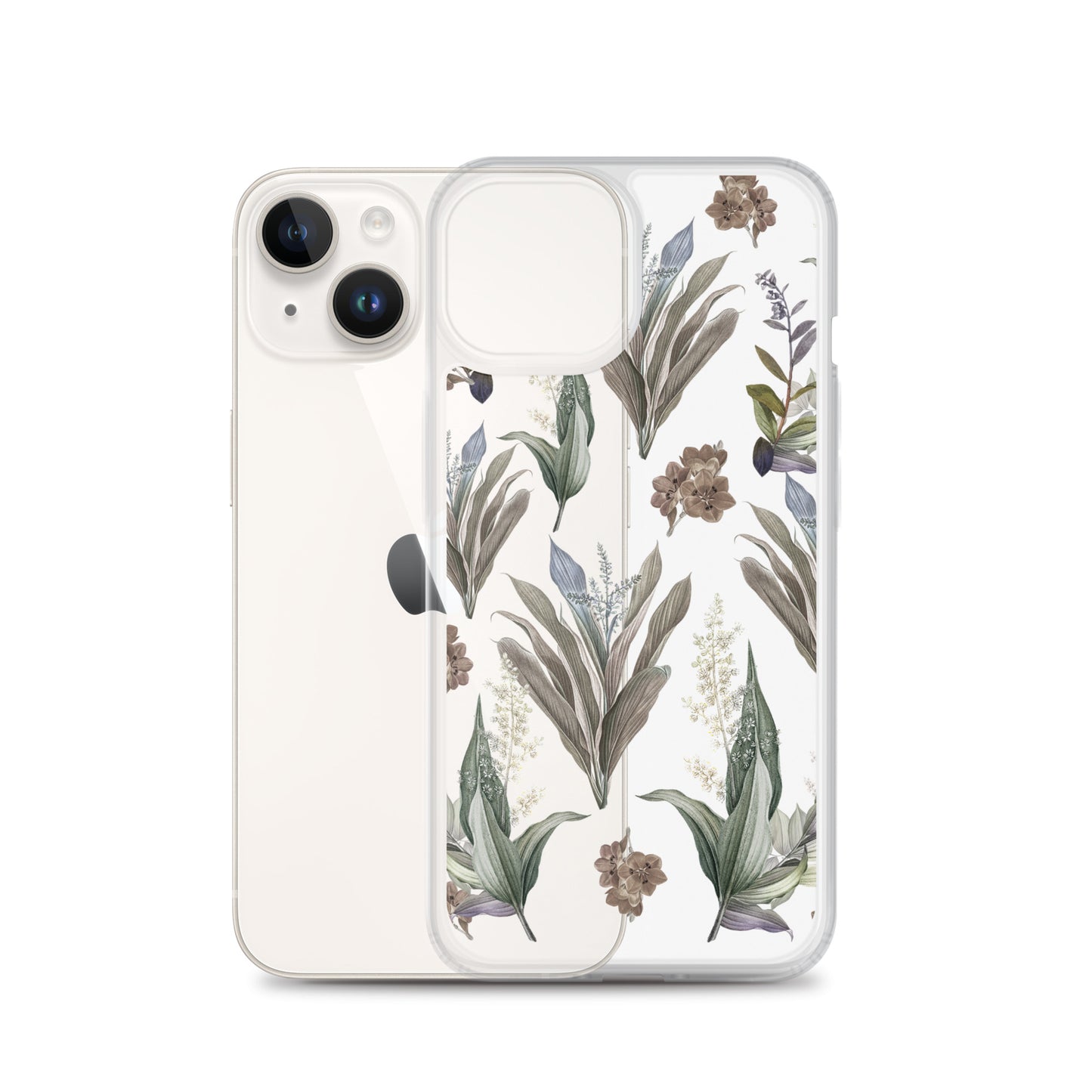 Clear Case for iPhone® "Les fleurs"