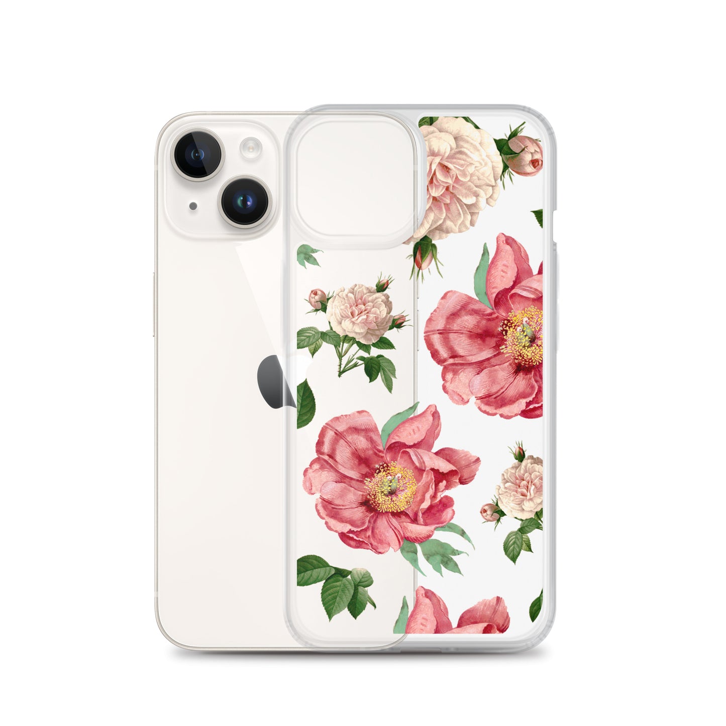 Clear Case for iPhone® "Rose"