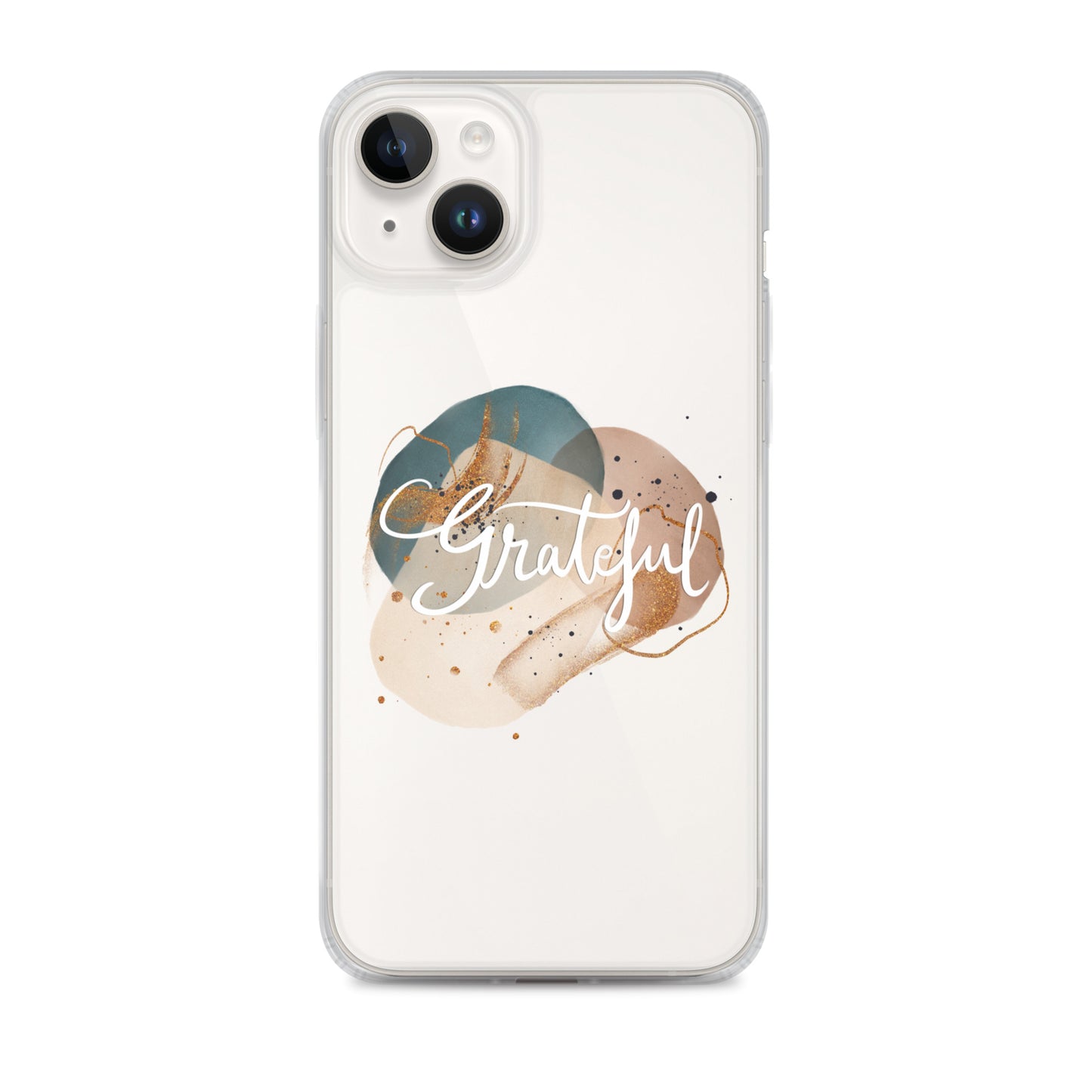 Clear Case for iPhone® "Grateful"