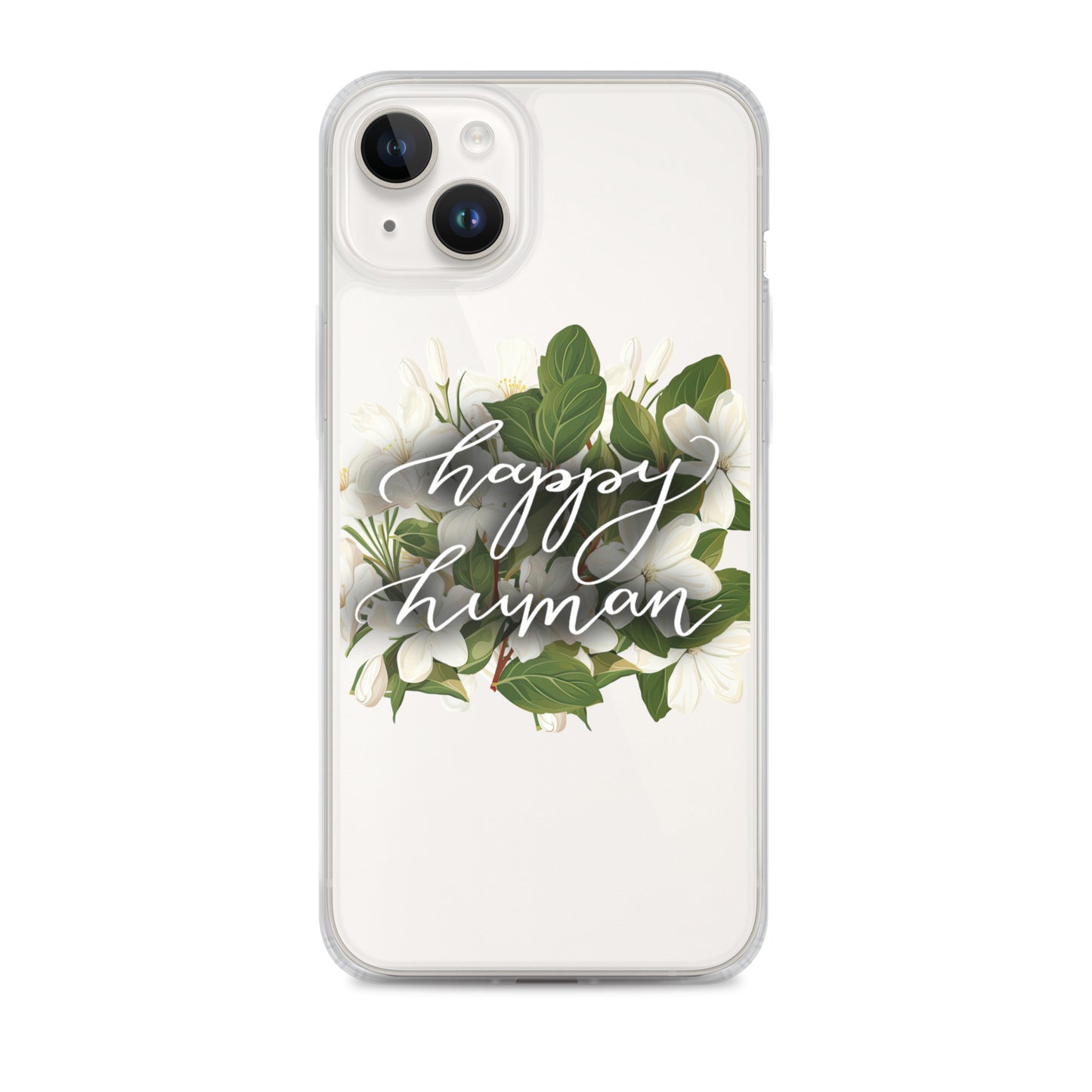 Clear Case for iPhone® "happy human"