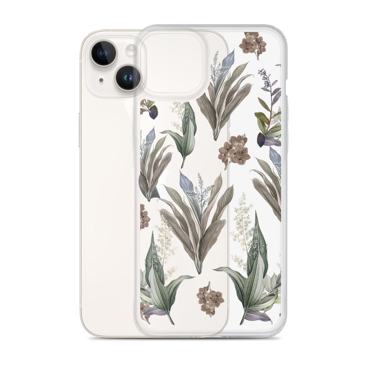 Clear Case for iPhone® "Les fleurs"