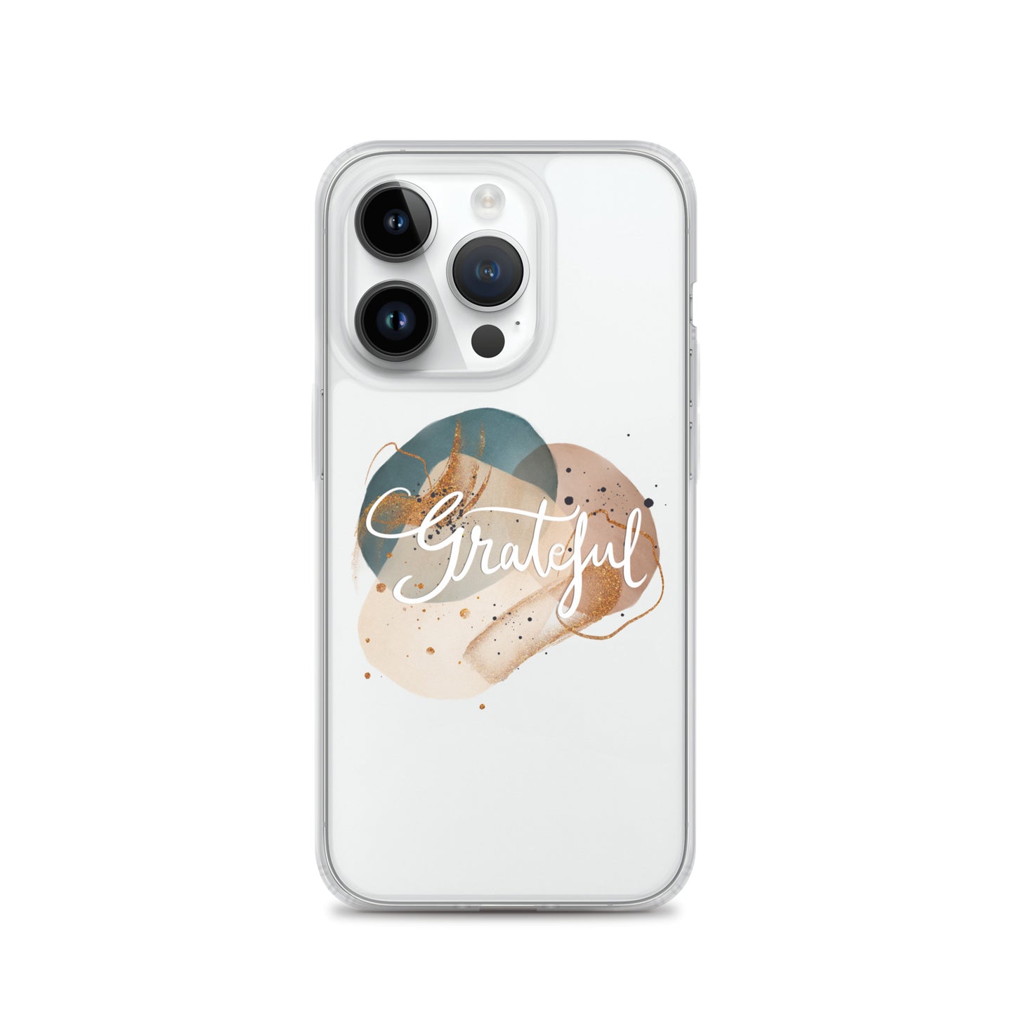 Clear Case for iPhone® "Grateful"