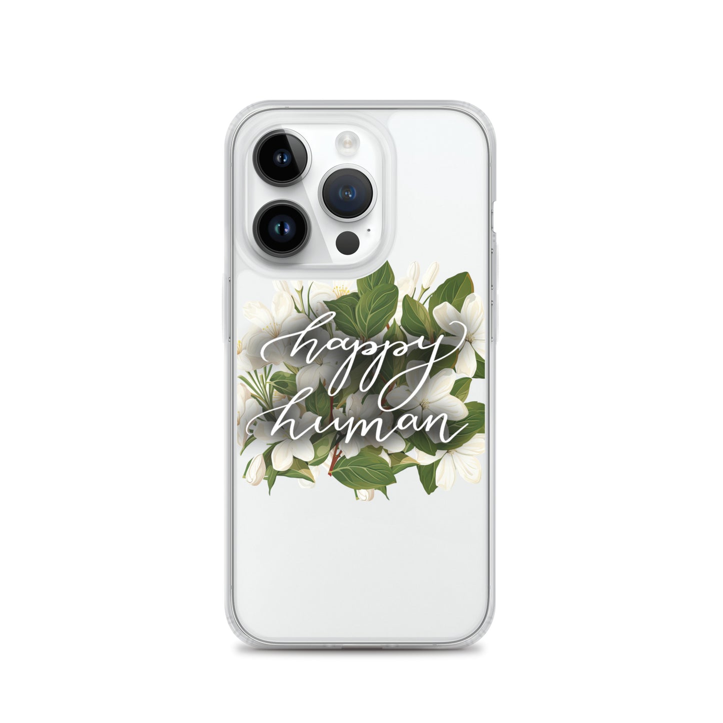 Clear Case for iPhone® "happy human"