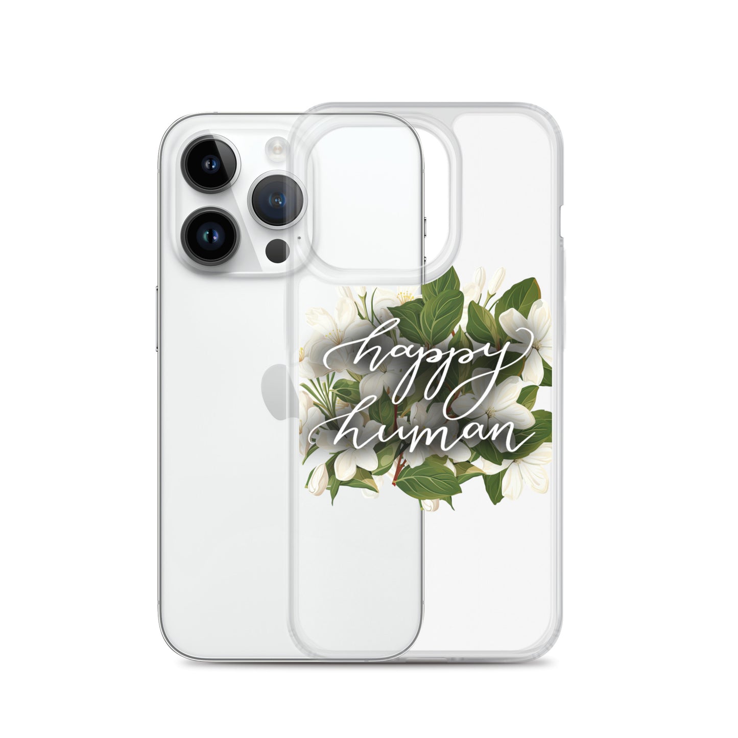 Clear Case for iPhone® "happy human"