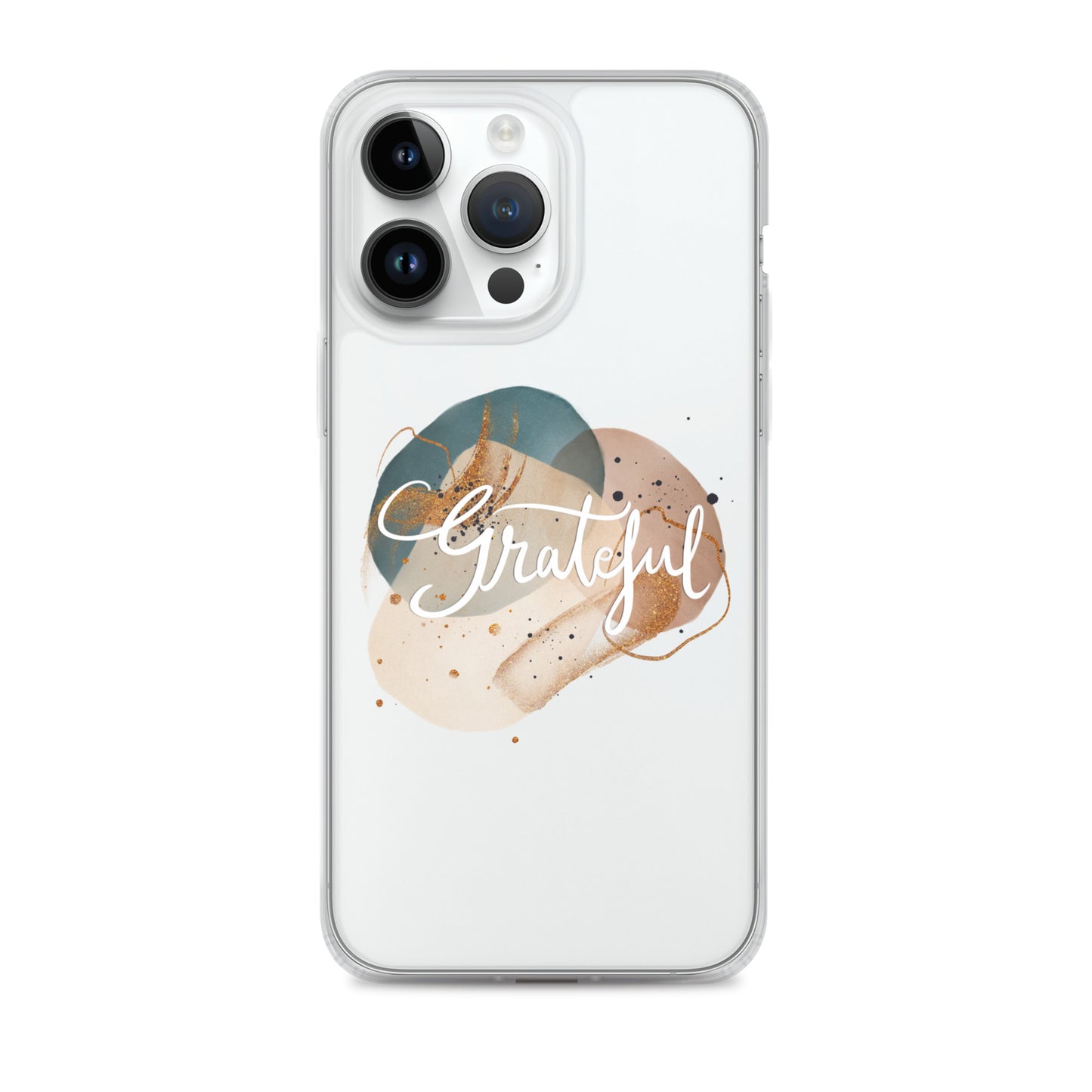 Clear Case for iPhone® "Grateful"