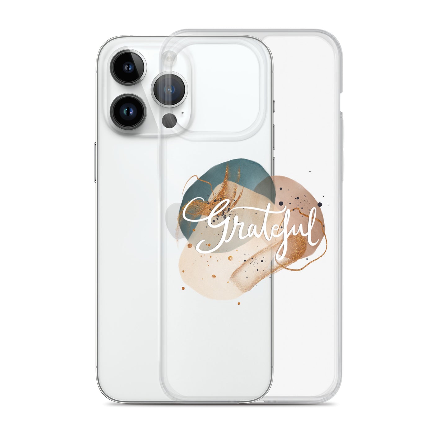 Clear Case for iPhone® "Grateful"