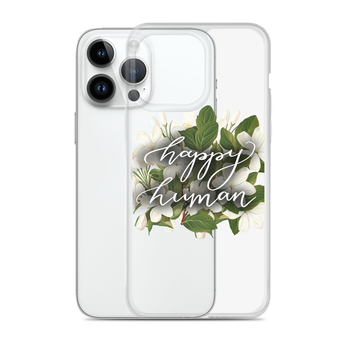 Clear Case for iPhone® "happy human"