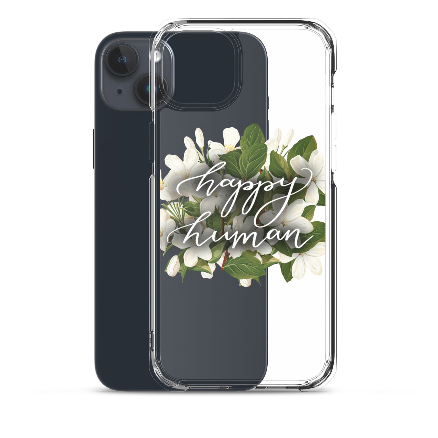 Clear Case for iPhone® "happy human"