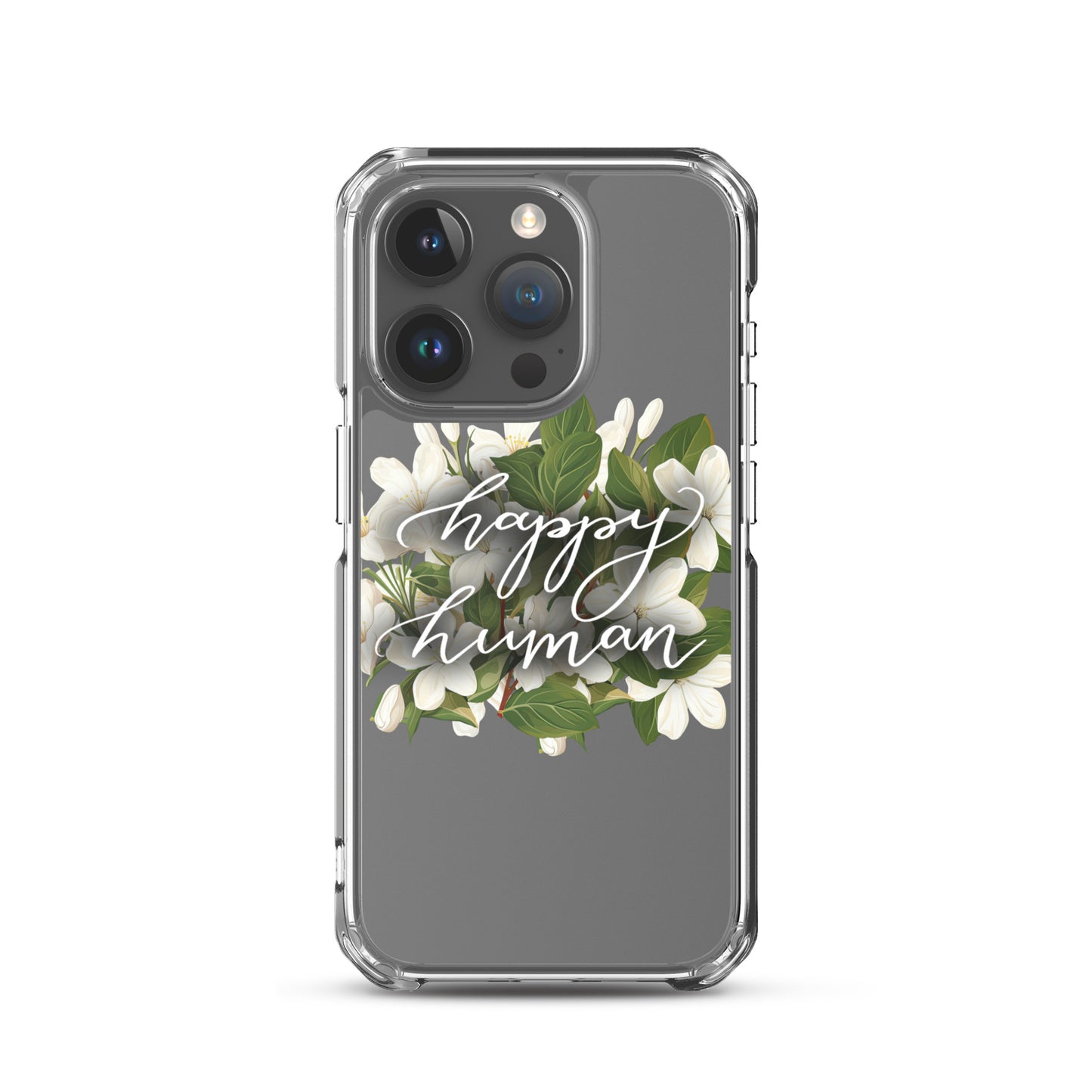 Clear Case for iPhone® "happy human"