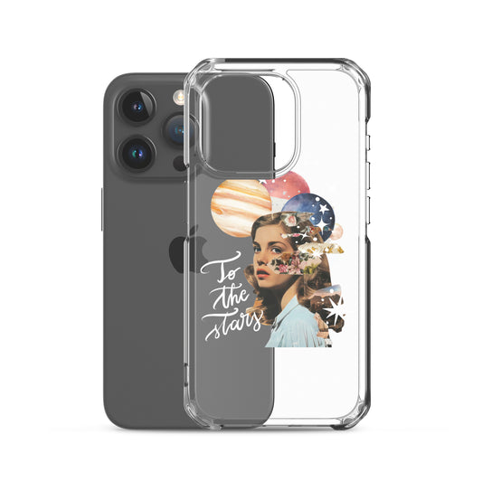 Clear Case for iPhone® "To the stars" (white)