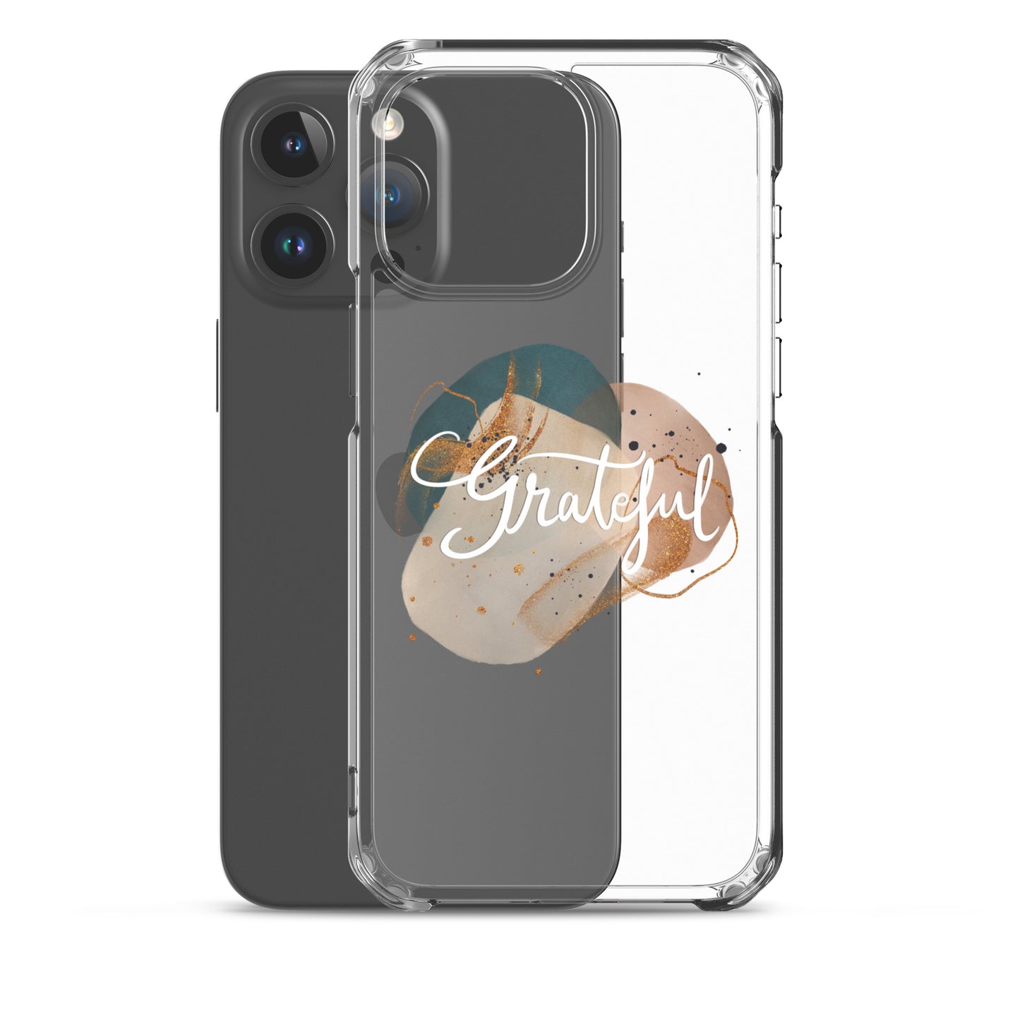 Clear Case for iPhone® "Grateful"