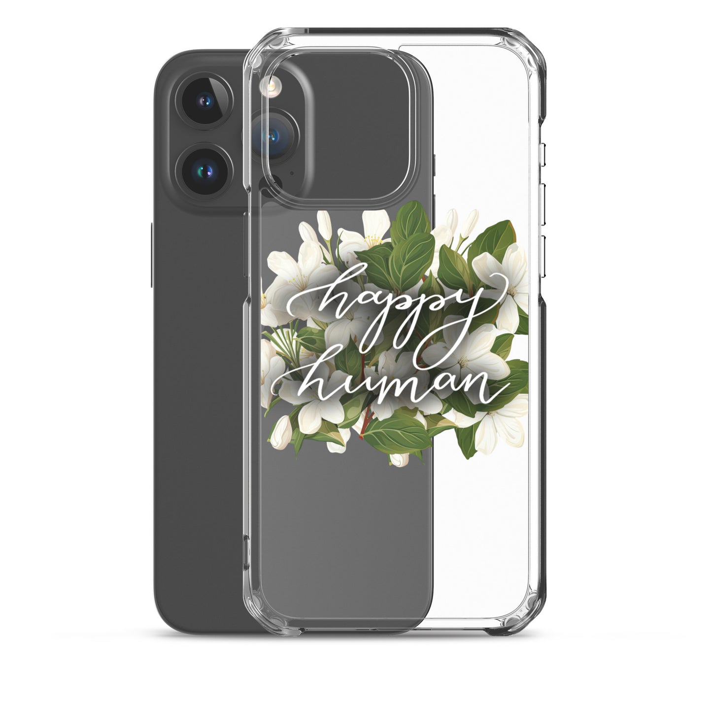 Clear Case for iPhone® "happy human"