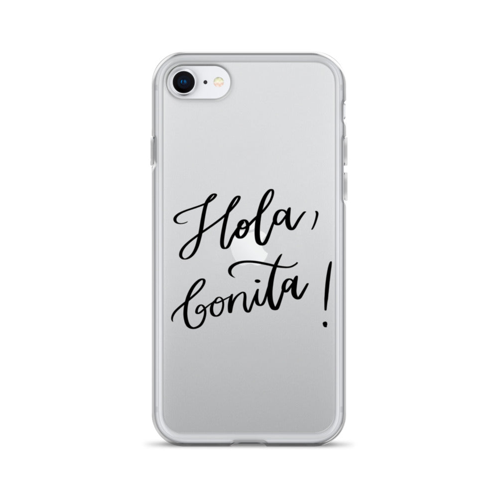 Clear Case for iPhone® "Hola, bonita!"
