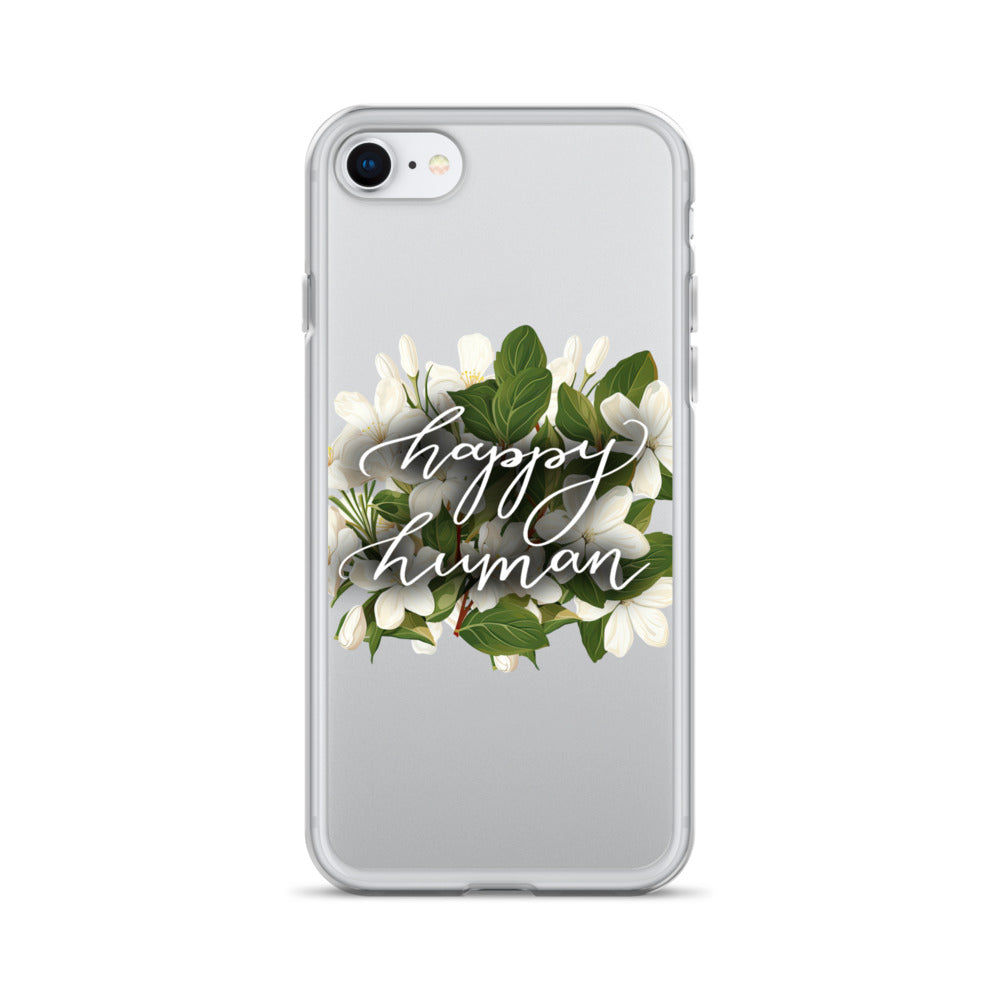 Clear Case for iPhone® "happy human"