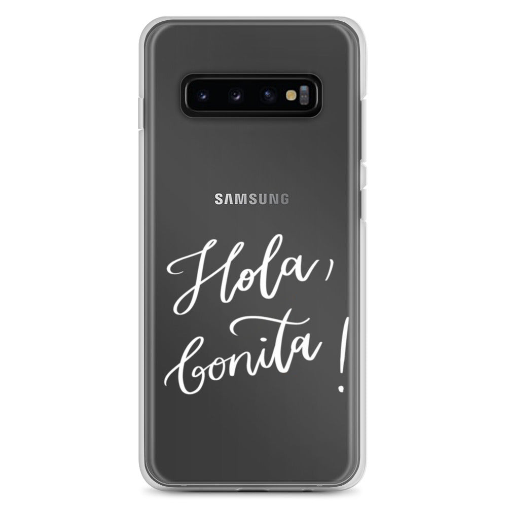 Clear case for Samsung® "Hola, bonita!"