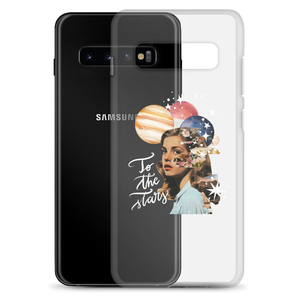 Clear Case for Samsung® "To the stars" (white)