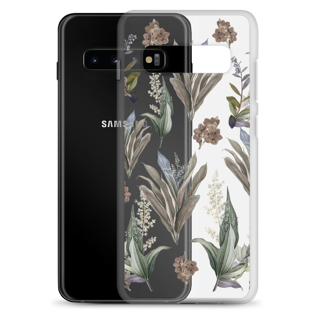 Clear Case for Samsung® "Les fleurs"