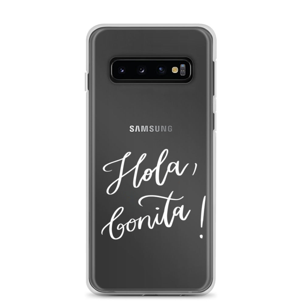 Clear case for Samsung® "Hola, bonita!"