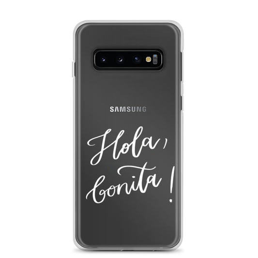 Husă transparentă pentru Samsung® "Hola, bonita!"