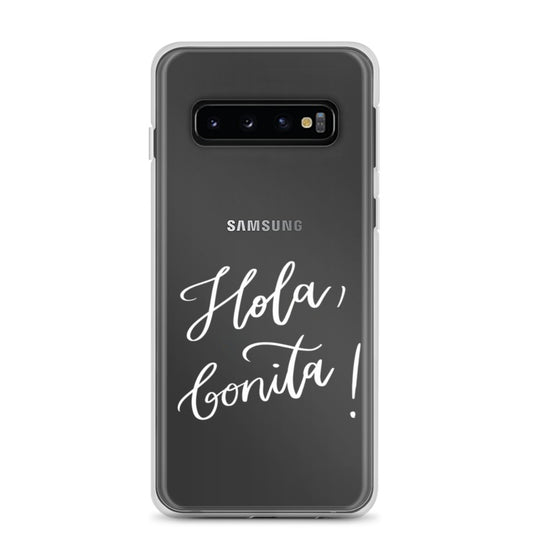 Clear case for Samsung® "Hola, bonita!"