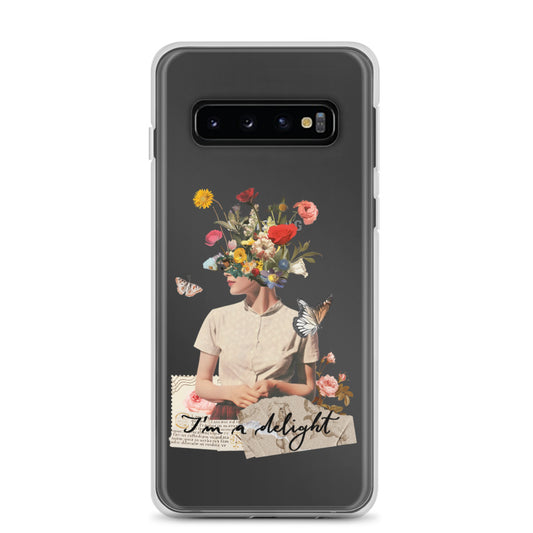 Clear Case for Samsung® "I'm a delight"