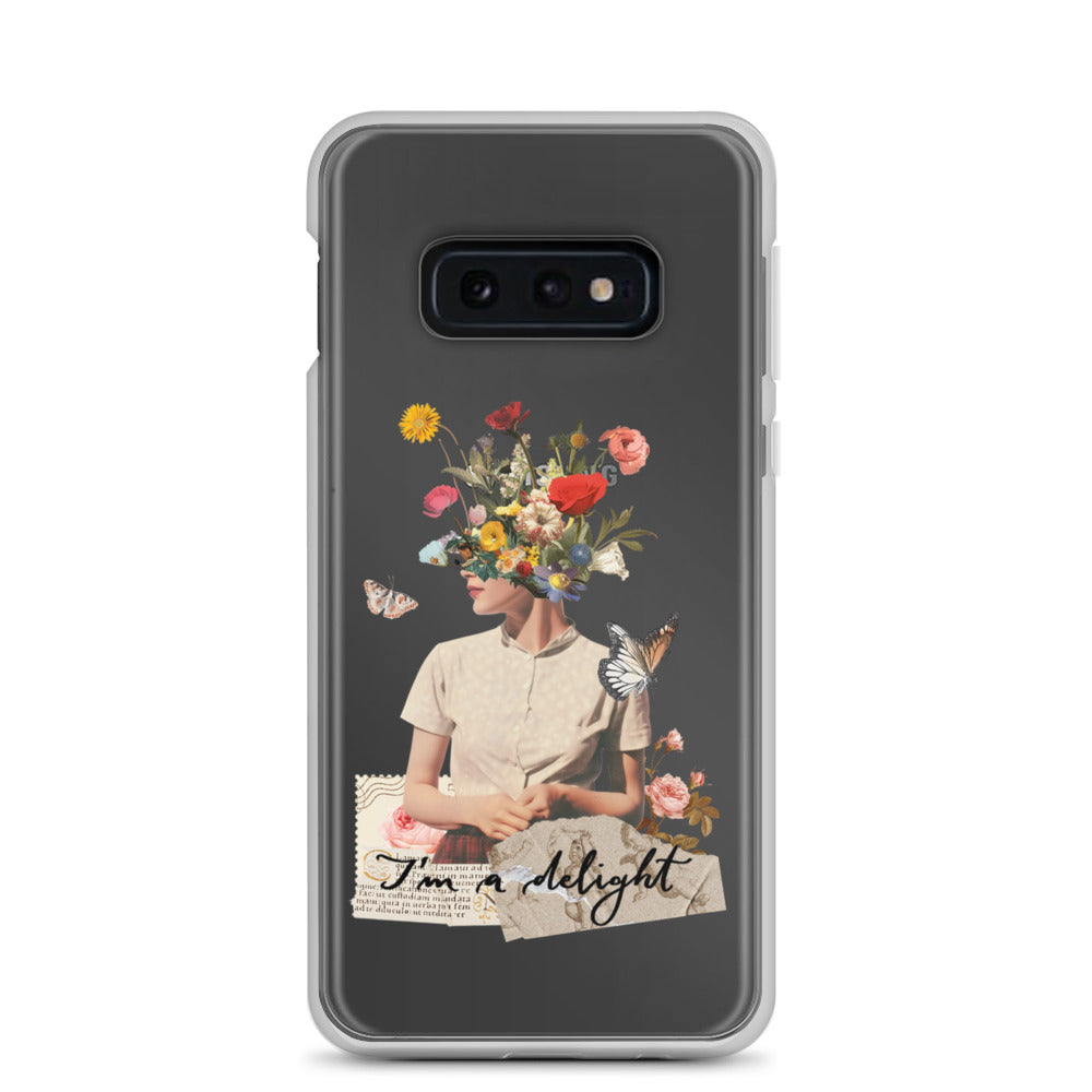 Clear Case for Samsung® "I'm a delight"