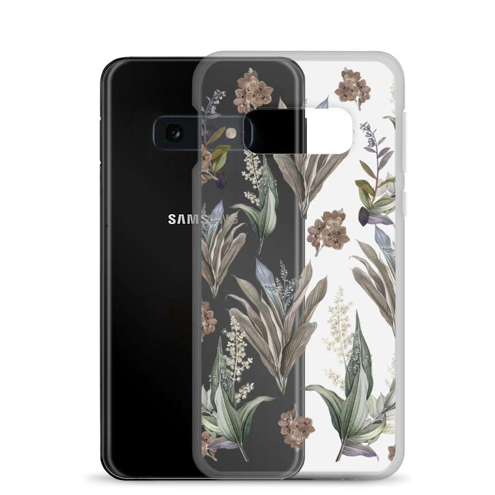 Clear Case for Samsung® "Les fleurs"