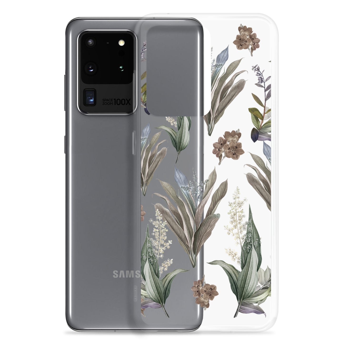 Clear Case for Samsung® "Les fleurs"