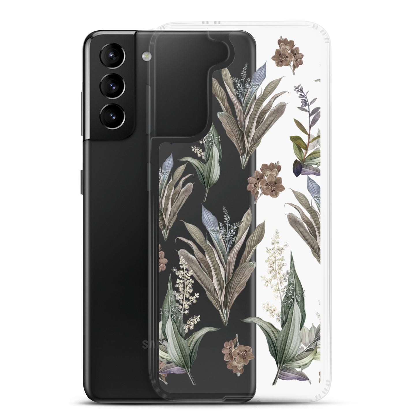 Clear Case for Samsung® "Les fleurs"