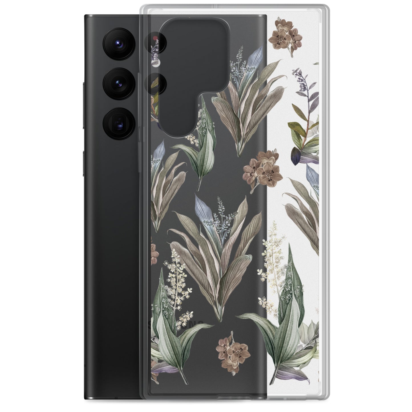 Clear Case for Samsung® "Les fleurs"