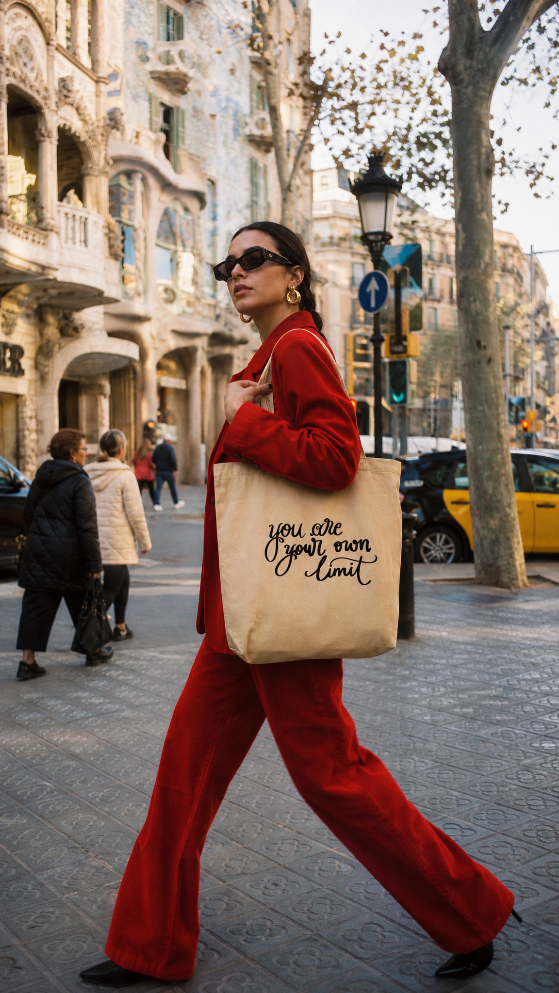 Cotton tote bag "your own limit"