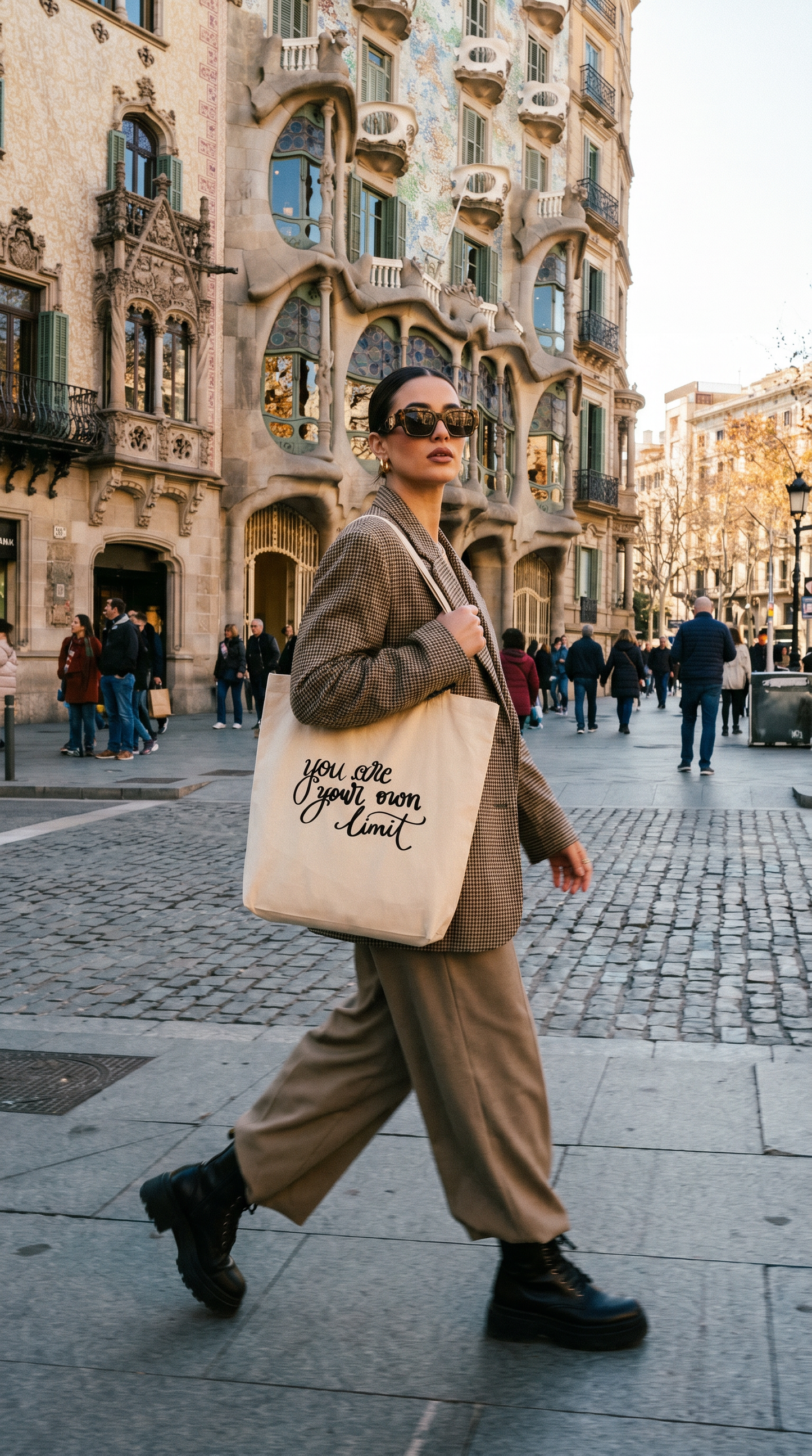 Cotton tote bag "your own limit"