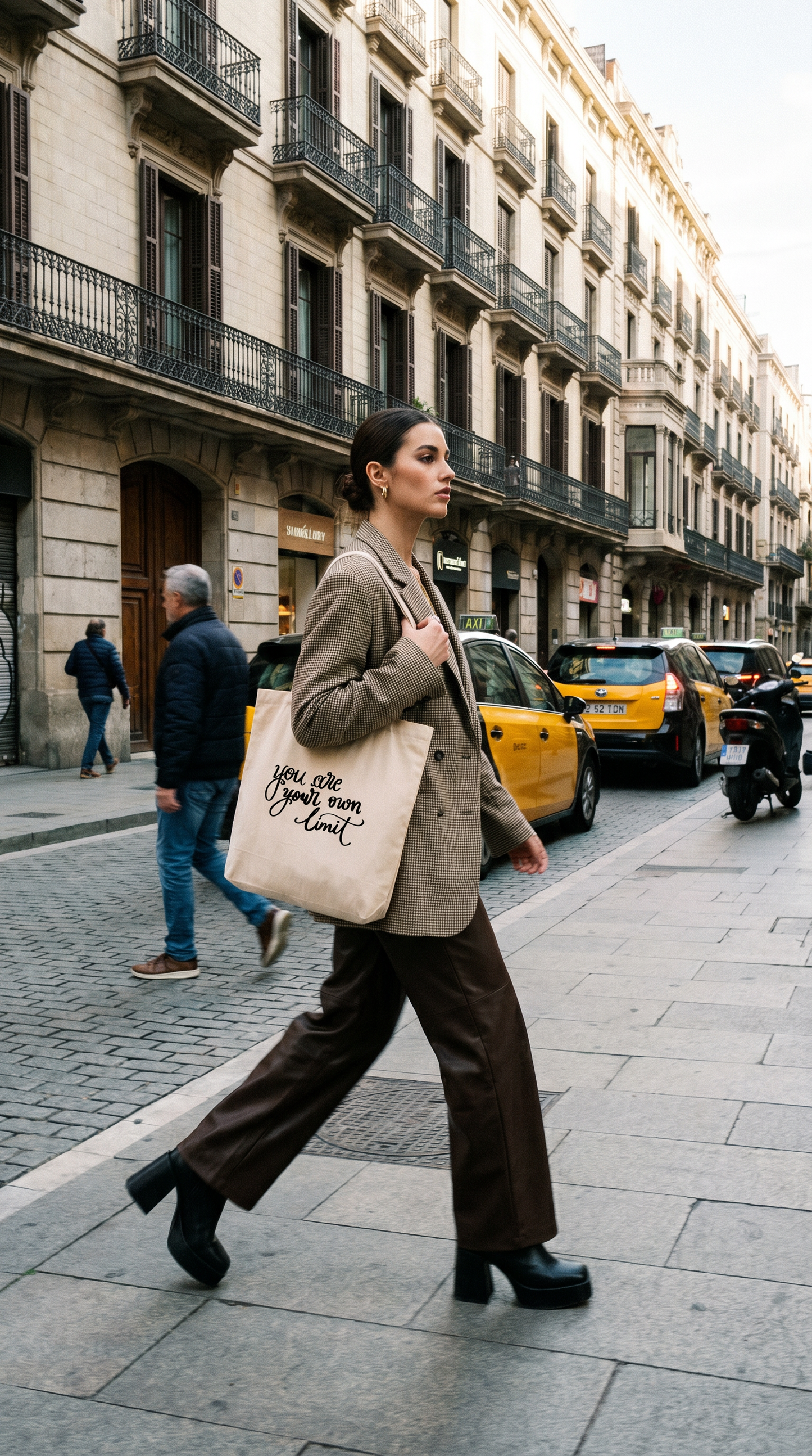 Cotton tote bag "your own limit"