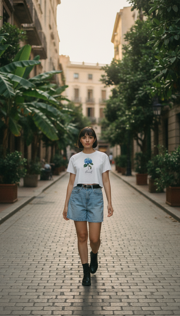Women’s crop top "loved"