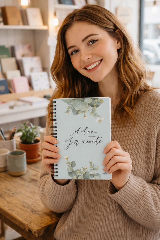 Spiral notebook "dolce far niente"