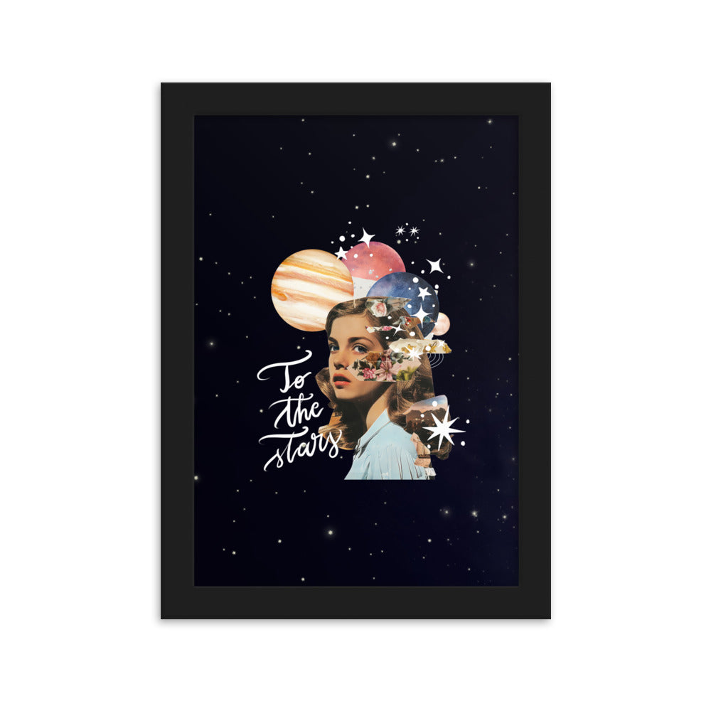 Framed poster "To the stars daydreamer"