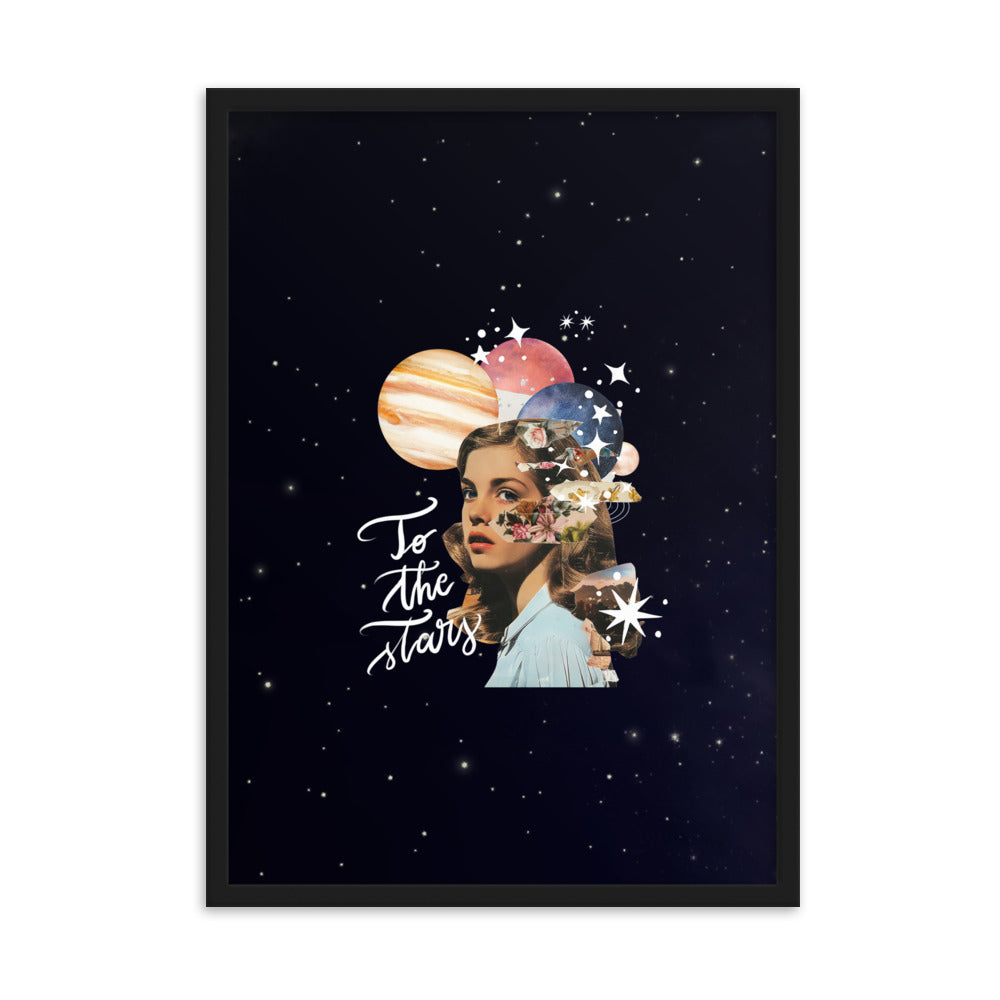 Framed poster "To the stars daydreamer"