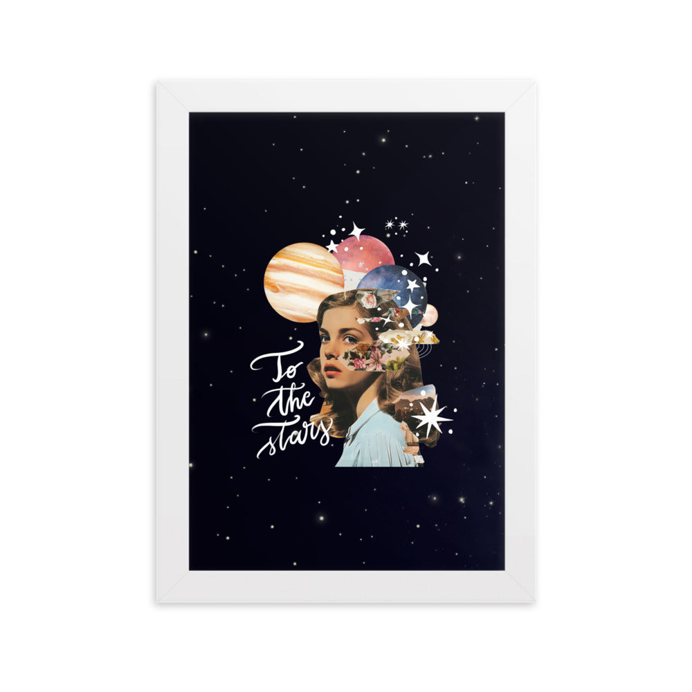 Framed poster "To the stars daydreamer"