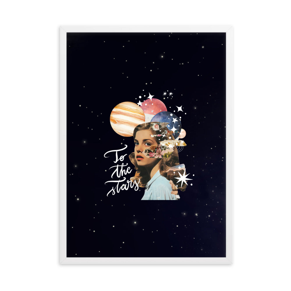 Framed poster "To the stars daydreamer"