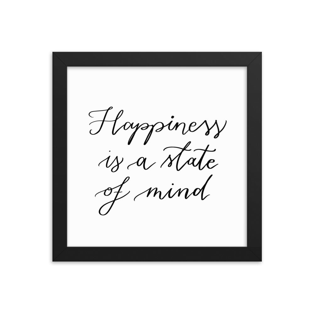 Framed poster "Happiness"